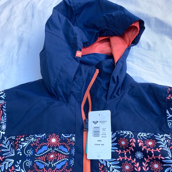❄️NWT Roxy Girl’s Winter Jacket ❄️ - Picture 3 of 6